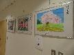 「さくらの写生」展示会の展示を行いました。-002
